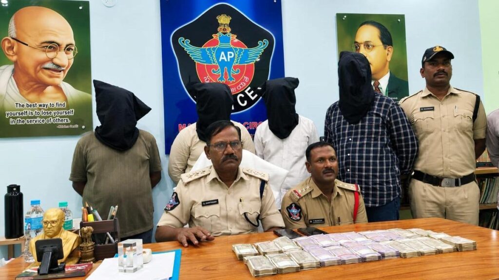 Sathya Sai police arrest four for organising cricket betting 10745 28 5 2026 19 37 54 1 img 20260528 wa0046